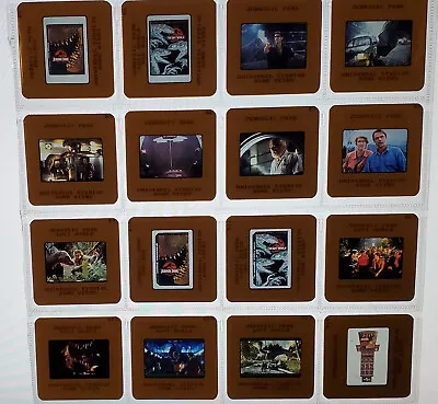 Jurassic Park & Jurassic Park Lost World Press Kit Slide Transparencies (16) • $64.95