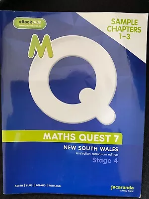 Maths Quest 7 For NSW AC Student Book & EBookPLUS 1st Edition • $15