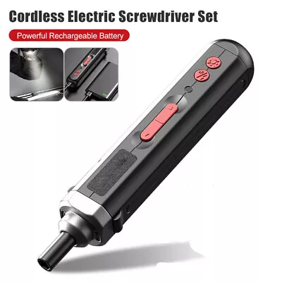 Cordless Electric Screwdriver Portable Mini Screwdriver Drill Bit Bit Power Tool • $15.99