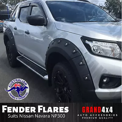 Fender Flares Pocket Style Guard Cover To Suit Nissan Navara NP300 2015-2020 • $318