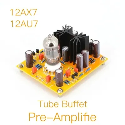 12AU7/12AX7-Tube Buffer Pre-Amplifie-DIY KIT & Finished Board • $15.19