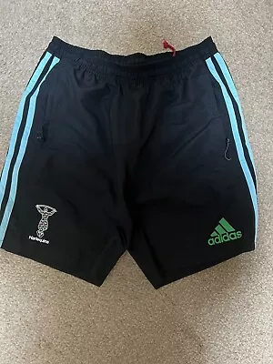 Harlequins Rugby Adidas Gym Shorts Large Joe Marler England Marcus Smith • £17