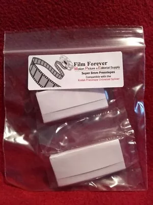 SUPER 8MM PRESSTAPES For The KODAK PRESSTAPE UNIVERSAL SPLICER (LOWEST PRICE!) • $6.25