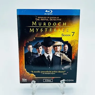 Murdoch Mysteries: Season 07 (Blu-ray 2013 Acorn 5 Disc Set) New • $14.24