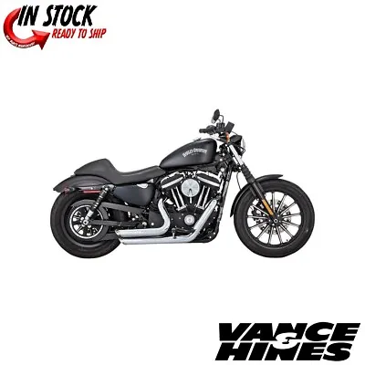 Vance & Hines Chrome Shortshots Staggered Exhaust 17327 • $849.99