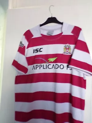 £4.99 • Buy Wigan Warriors Applicado Fs Rugby League Shirt Xl Good Cond
