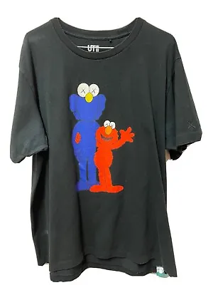 £39.99 • Buy Kaws Uniqlo Sesame Street Bff Elmo Shirt Size XL Vintage VTG Authentic Rare