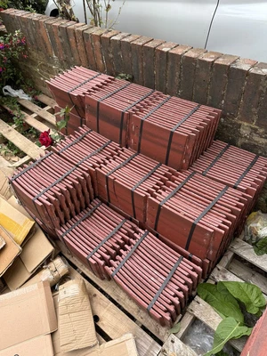£60 • Buy Plain Concrete Roof Tiles Rustic Red Leftovers