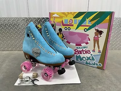 Moxi Lolly Barbie Malibu Skates True Blue Brand New Fast Shipping Size 7 • $515