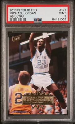 2013 Fleer Retro '95 Ultra #177 Michael Jordan Hof Psa 9 K3836414-069 • $22.49