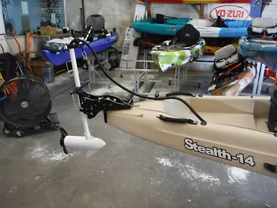 Minn Kota Kayak Trolling Motor  & Mount  Riptide Saltwater 55# Variable Speed • $1765