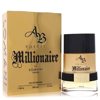 Spirit Millionaire By Lomani Eau De Parfum Spray 3.3 Oz For Men *NIB • $17.96