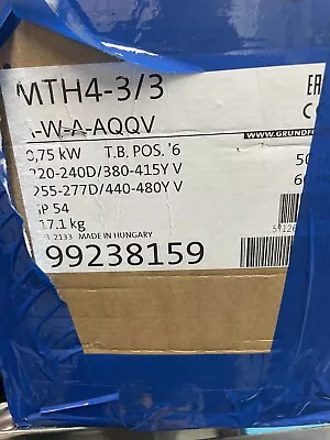 Grundfos Circulator Pump MTH4-3/3 • $950