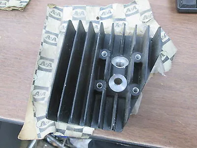 Vintage NOS A&A Aftermarket Black Cylinder Head ??? Yamaha 80cc ??? 12055-677 • $89.99