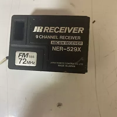 JR NER-529X 9 Channel Receiver 72MHZ FM SSS ABC&W Made In Japan RX • $14.99