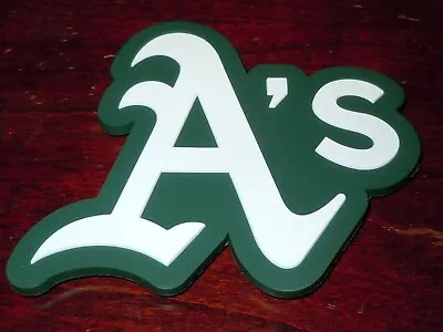 OAKLAND A'S ATHLETICS LARGE Vtg MLB RUBBER Baseball FRIGE MAGNET Standings Board • $9.58