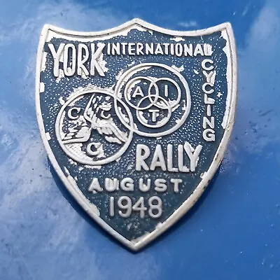 £28 • Buy York Rally 1948 Cyclists Touring Club Badge