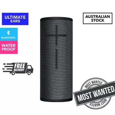 UE BOOM 3 Wireless Portable Bluetooth Speaker 360 Degree Sound - Night Black • $255.95