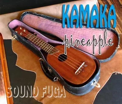 Kamaka KAMAKA UKULELE PINEAPPLE Ukulele W/Hard Case F/S • $1461