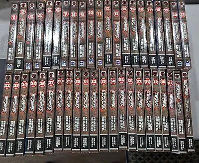 Berserk Volumes 1-41 Complete English Manga Set.  Guidebook Flame Dragon Knight • $585
