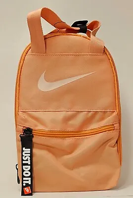 Nike Peach Brasilia Fuel Pack Nike Lunch Bag With Just Do It Zipper • $19.99