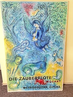 Marc Chagall Metropolitan Opera 1967 Mozart's Die Zauberflote (The Magic Flute) • $550