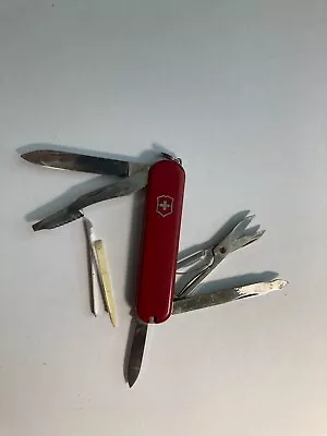 VICTORINOX EXECUTIVE 74MM Red Pocket Knife (B) • $40
