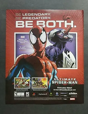 £7.81 • Buy Ultimate Spiderman Activision Vintage Print Ad 2003 XBox PS2