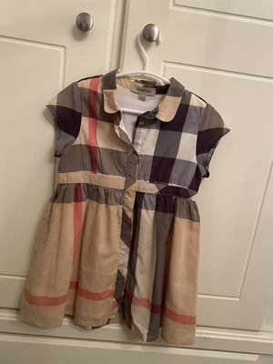 £60 • Buy Girl’s Burberry Classic Check Dress Age 2 Years