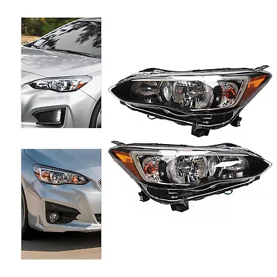 For Subaru Impreza 2017-2020 Pair Halogen Headlight Headlamp LED DRL Left+Right • $175.75