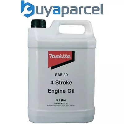 Makita 4 Stroke Engine Oil SAE 30 - 5 Ltr Bottle - For EM2651LH BHX2501 +++ • £27.80
