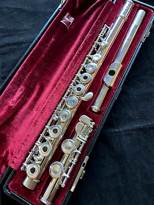 Yamaha 481 Premium Intermediate Flute Inline G C Foot Video Demo • $1325