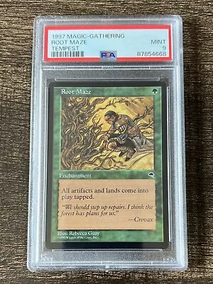 MTG 1997 Root Maze Tempest PSA 9 • $16.50