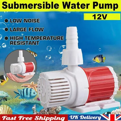 12V 1100L/H Submersible Water Pump Fountain Fish Tank Garden Pond Aquarium Pool • £9