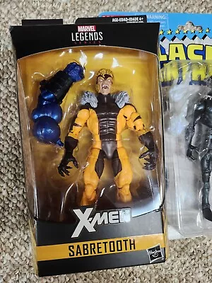 Marvel Legends Sabretooth Apocalypse Wave Black Panther Deathlok 3 Figure Lot  • $75