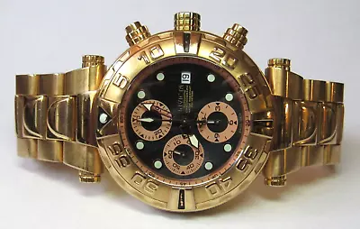 Invicta 4377 Subaqua Noma I Black Mop Eta/valjoux 7750 Automatic Chronograph • $499.99