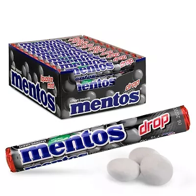 Mentos Mints | 40X Mentos Licorice (Drop) Rolls | Mentos Sweets | Mentos Candy • $78.10