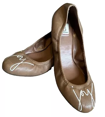 Ellen DeGeneres ED Womens Brown Joy Ballet Flats Slip On Shoes Size 8M • $29.95