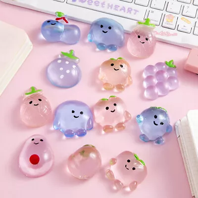 3Pc Fruit Squeeze Toy Peach Pineapple Grape Squishy Pinch Kneading AntistressT E • $4.57
