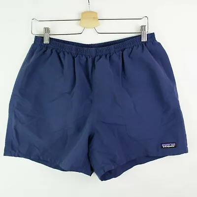 Vintage PATAGONIA Mens Running Shorts Size L Classic Blue Liner Summer Outdoor  • $36.86
