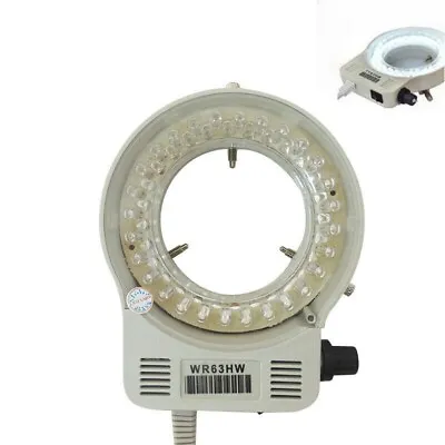 56 LED 60mm Inner Diameter Microscope Light Source Light Microscope Ring Lamp  • $15.19