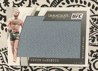 2021 UFC Panini Immaculate Conor Mcgregor Octagon Canvas Jumbo Patch /99 • $125