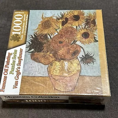 Van Gogh’s Sunflower Museum Collection 1000 Piece Jigsaw Puzzle New Sealed • $14.99