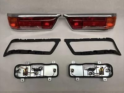 NEW Pair Amber Red Early Style Taillights Fits Mercedes 230SL 250sl 280sl W113 • $880