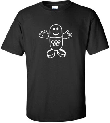 $19.99 • Buy HAPPY PILL T-shirt XANAX Drug Addict Funny COOL Prescription Drug TEE