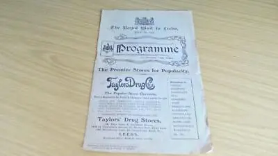 £3 • Buy BG108: The Royal Visit To Leeds - 1908 Programme