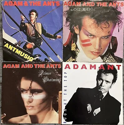 £4 • Buy X4 Adam & The Ants 7” Singles 1980’s CBS Vg/vg