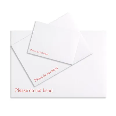 Please Do Not Bend Hard Card Board Backed Envelopes White A4 / A5 Mailer • £2.96