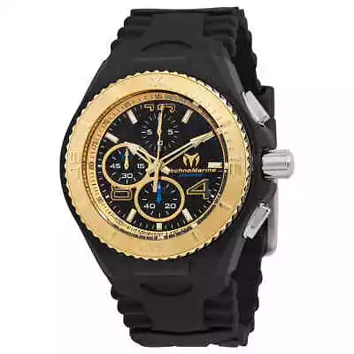 Technomarine Cruise Jellyfish Chronograph Quartz Black Dial Watch TM-115111 • $92.40