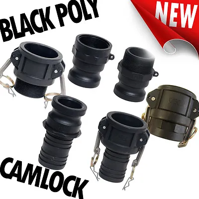 Camlock Hose Coupling Fitting Male Female - Type A|b|c|d|e|f|dc|dp Banjo Type • £8